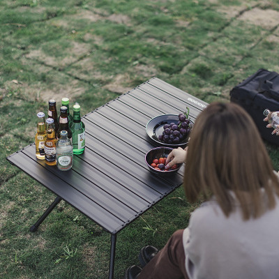 Bàn nhôm cắm trại gấp gọn tùy chỉnh độ cao Blackdog BD-ZZ003