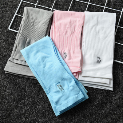 Găng Tay Chống Nắng Xỏ Ngón Thun Lạnh 