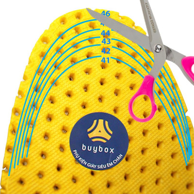 Lót giày thể thao EVA êm chân có cấu trúc tổ ong thoáng khí buybox BBPK25