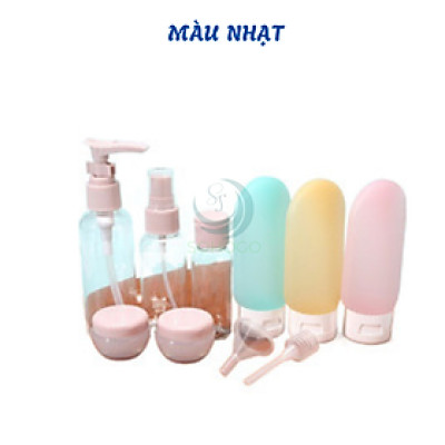 Combo 11 Món Chai Chiết Du Lịch Cao Cấp – Silicone Mềm, Đa Dụng, Chuẩn Mang Lên Máy Bay