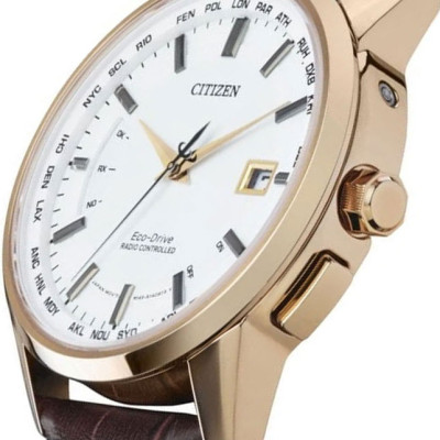 Đồng Hồ Nam Citizen Dây Da CB0153-21A - Mặt Trắng (Sapphire)