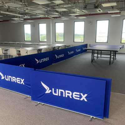 Ring chắn bóng bàn dài 140cm rộng 75cm, bạt quây chắn bóng bàn cho gia đình và câu lạc bộ thể thao