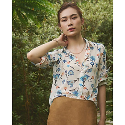 Áo Sơ Mi Hoa Thanh Điền TOP171 thời trang thiết kế Hity 