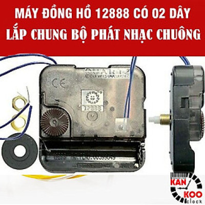Bộ máy phát nhạc chuông điểm giờ cho đồng hồ treo tường 3 kiểu nhạc- có chế độ nghỉ đêm LOẠI 1 BẢO HÀNH chính hãƞg 24 THÁNG