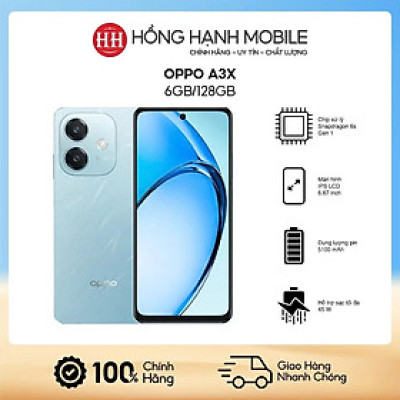 Điện Thoại Oppo A3x 6GB/128GB - Hàng Chính Hãng