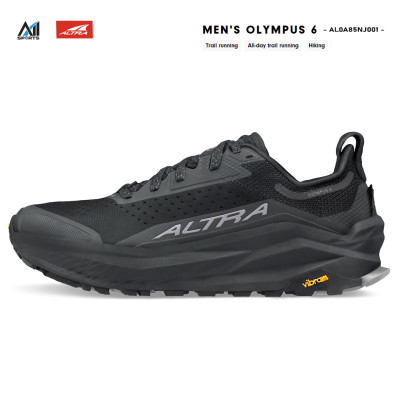 GIÀY CHẠY BỘ VÀ LEO NÚI ĐIA HÌNH  HIỆU ALTRA running -  Olympus6 W BLACK-BLACK   - AL0A85NK001