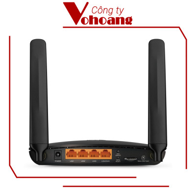 Bộ phát Wifi 4G TP-Link Archer MR200 2 Băng Tần Kép 4G LTE AC750 cắm nguồn cố định 24/24, vùng phủ rộng, mạng 4G ổn định - Hàng chính hãng