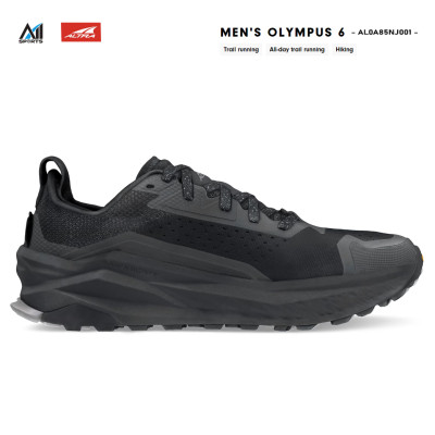 GIÀY CHẠY BỘ VÀ LEO NÚI ĐIA HÌNH  HIỆU ALTRA running -  Olympus6 W BLACK-BLACK   - AL0A85NK001