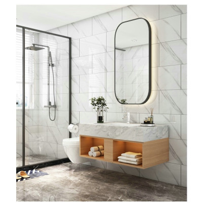 Bộ 20 Tấm Xốp Dán Tường 3D PVC Vân Đá 60x30cm Keo Sẵn Dày 2,5mm Cao Cấp, Sang trọng