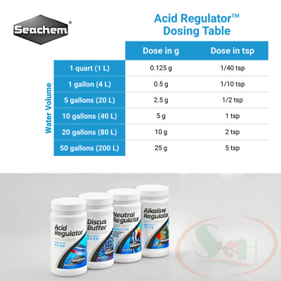 Giảm pH Seachem Acid Regulator hạ ph thấp đệm phosphat bể cá tép thủy sinh cảnh