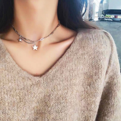 Dây chuyền vòng cổ ngôi sao nữ đẹp