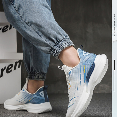 Giày thể thao nam đế êm nhẹ, thoáng khí đế cao su đúc, chống trơn trượt hạn chế mòn – BEE GEE - GNA2033