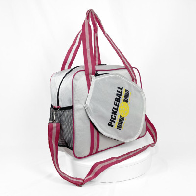 Túi vợt pickleball chất liệu vải dù cao cấp gồm 3 ngăn tiện dụng, Nhiều Màu ( có ngăn đựng vợt riêng)