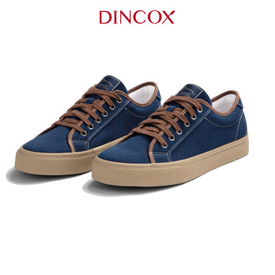 Giày Sneaker Vải Canvas Nam Nữ E12 Dark Navy Dincox