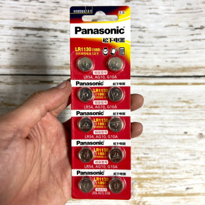 Vỉ 10 Viên Pin LR41 (AG3), LR44 (AG13), LR1130 (AG10) Hàng Cao Cấp Nhật Bản