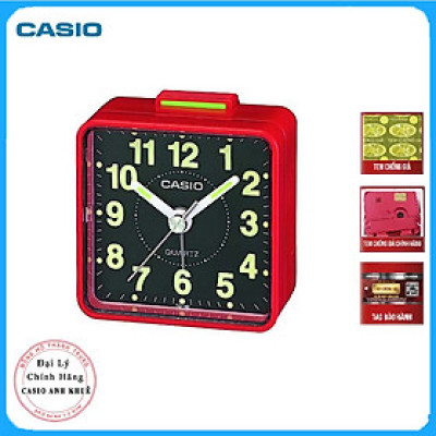 Đồng Hồ Để Bàn - Du Lịch Casio TQ-140-4DF Có Báo Thức, Cỡ Nhỏ ( Kích Thước 57×57×33mm)