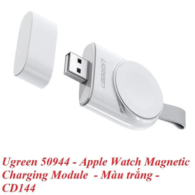 Ugreen UG50944CD144TK Màu Trắng Sạc không dây cho đồng hồ thông minh Apple có Chip MFI - HÀNG CHÍNH HÃNG