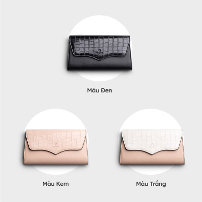 Ví Yuumy ( Thời trang nữ kiểu cầm tay dáng dài - Ví da Seasand YV87 )