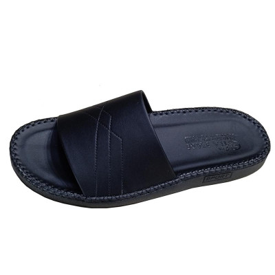 Dép Nam Da Bò HA NAM Đế Siêu Nhẹ Khâu Chỉ Toàn Bộ DNA22032