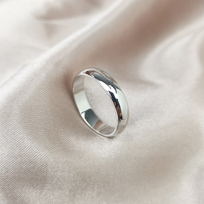 Nhẫn Bạc Nam Bạc Ta Kiểu Dáng Trơn Đơn Giản Nam Tính BẠC HIỂU MINH NA035