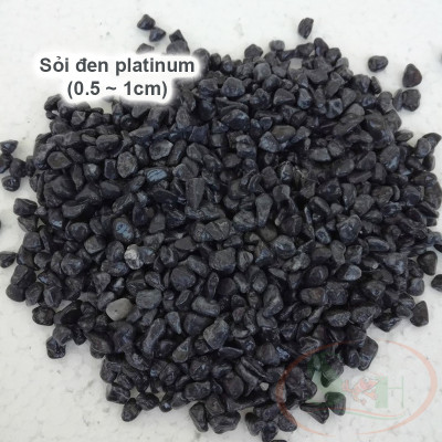 Sạn sỏi suối trải nền nâu đen / vàng kim sa / trắng ngà set bể thủy sinh cá tép cảnh