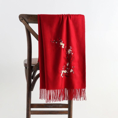 Khăn choàng nữ Cashmere Chất Len Dệt Mịn 200x70cm Thu Đông