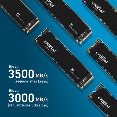 SSD CRUCIAL P3 Gen 3 NVMe 1000GB - CT1000P3SSD8 - HÀNG CHÍNH HÃNG