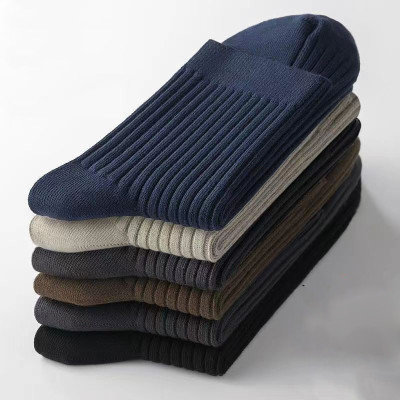 Combo 5 đôi Tất nam gân cao cổ khử mùi kháng khuẩn chống hôi chân