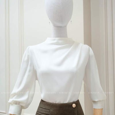 ÁO SƠ MI SANG TRỌNG ĐÍNH VAI CƯỜM