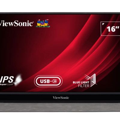 Màn Hình Di Động Viewsonic VG1655 16" IPS FHD USB C- Hàng chính hãng 
