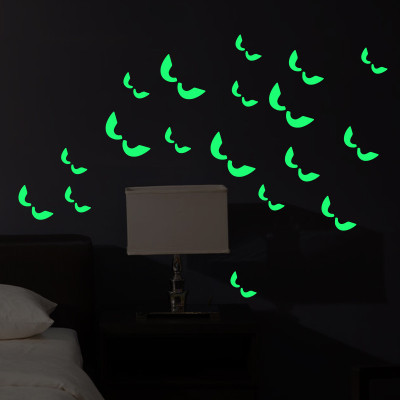 Decal giấy dán tường phát sáng Trang trí Halloween nc001