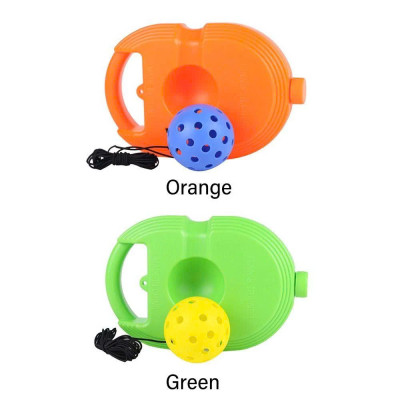 Bộ dụng cụ tập luyện Pickleball bao gồm một bảng đế và một quả bóng Pickleball có dây đàn hồi Giao Mầu Ngẫu Nhiên