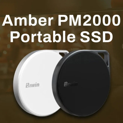 Ổ cứng di động SSD BIWIN Amber PM2000 512GB / 1TB, USB 3.2 Gen 2×2 bảo hành 5 năm Hàng chính hãng