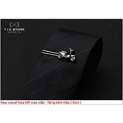Kẹp cà vạt nam cao cấp ( 5cm), Kẹp Cavat hình xe cổ cao cấp - Tặng kèm hộp nhỏ