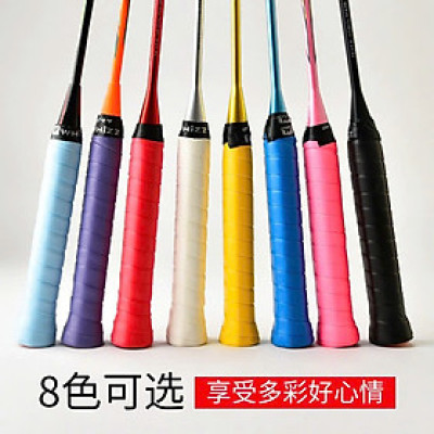 Quấn Cán Vợt Cầu Lông Dày Siêu Êm Tay Chống Trơn Chuyên Dùng Cho Vợt Bám Tay Thấm Hút Mồ Hôi Tốt Cao Cấp có Gân lỗ thoáng khí bề mặt - Giao Màu Ngẫu Nhiên