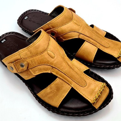 DÉP NAM QUAI RỌ DA BÒ 100%, DONAVY QRD, SẮC XẢO TỪNG CHI TIẾT, HÀNG CÔNG TY CAO CẤP