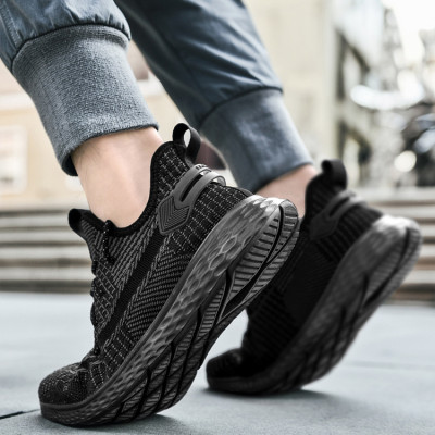 Giày thể thao nam, giày chạy bộ đế êm nhẹ, thoáng khí đế cao su đúc, chống trơn trượt hạn chế mòn – BEE GEE – GNA1022B