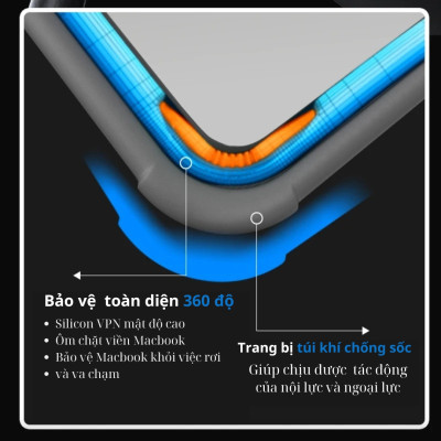 Túi Bảo Vệ Laptop, đệm Chống Sốc Laptop, túi chống sốc chống thấm nước chống va đập size 13.6 inch / 14.2 inch WIWU DEFENDER Sleeve Pro - Hàng nhập khẩu