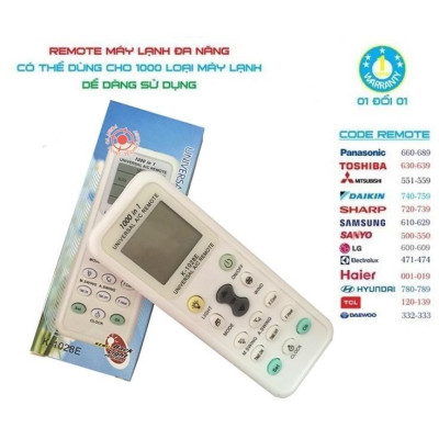 REMOTE ĐIỀU KHIỂN MÁY LẠNH ĐA NĂNG, REMOTE MÁY LẠNH, REMOTE ĐIỀU HÒA ĐIỀU KHIỂN TẤT CẢ MÁY LẠNH NỘI ĐỊA NHẬT, VN