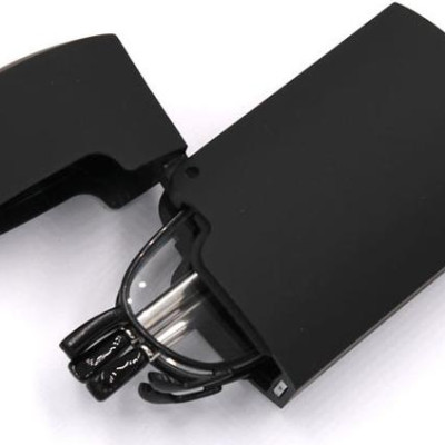 Kính lão gọng xếp màu đen tròng lão 1 độ_nữ