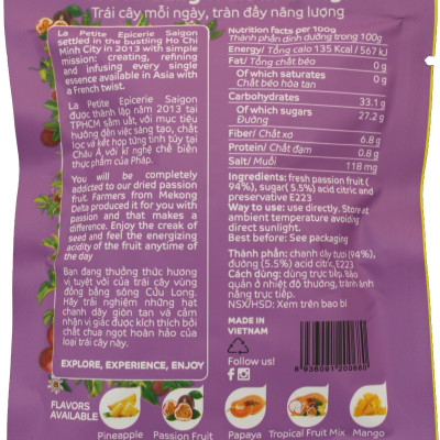 Chanh Dây Sấy Dẻo La Petite Epicerie Saigon - 40g