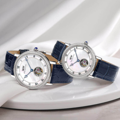 Đồng hồ nữ chính hãng IW CARNIVAL IW626G-2 Kính sapphire ,chống xước ,Chống nước 30m ,Bh 24 tháng,Máy cơ (Automatic),dây da cao cấp