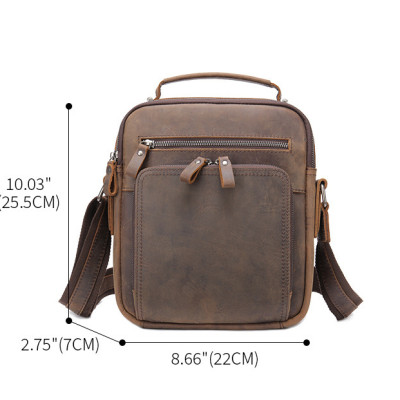 Túi đeo chéo nam DA CÁ SẤU phong cách mới  - BEE GEE DCN9314