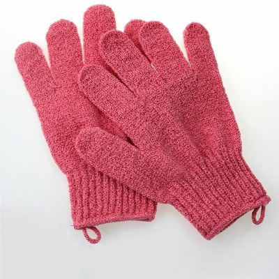 Găng tay tắm Cơ Thể tế bào chết Bao tay tẩy da chết Loại Xịn (1 đôi) có móc treo