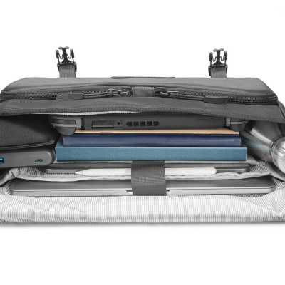 Túi Đeo Vai For Ultrabook 13″-13.5″ TOMTOC (USA) Cross Body Messenger Multi-Function Waterproof A47-C01D (Đen) - Hàng Chính Hãng