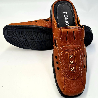 Giày lười nam DONAVY thanh lịch may full quai và đế bao đi mưa
