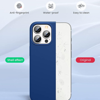 Ugreen UG80678LP546TK Navy Blue Silicone Ốp Lưng Iphone 13 Pro Max 6.7inch - HÀNG CHÍNH HÃNG