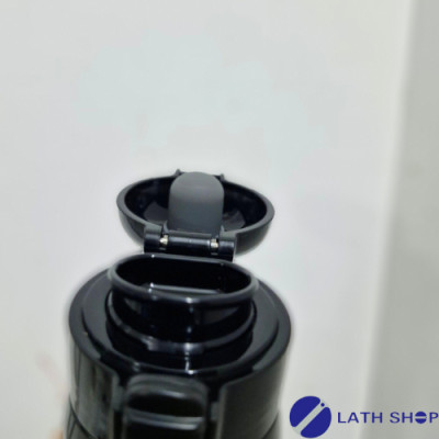 Bình Giữ Nhiệt Lock&Lock  Rouund One Touch Tumbler LHC3296 Màu Đen Mở Nắp 1 Chạm -500ml - Hàng Chính Hãng