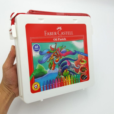 Bút Sáp Dầu 60 Màu Faber Castell 120100 + Chuốt