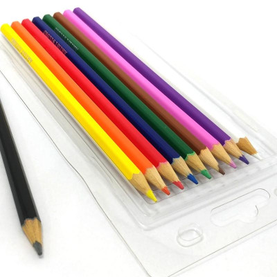 Hộp Nhựa 10 Cây Bút Chì Màu Nước Artist MS-10Art-PW